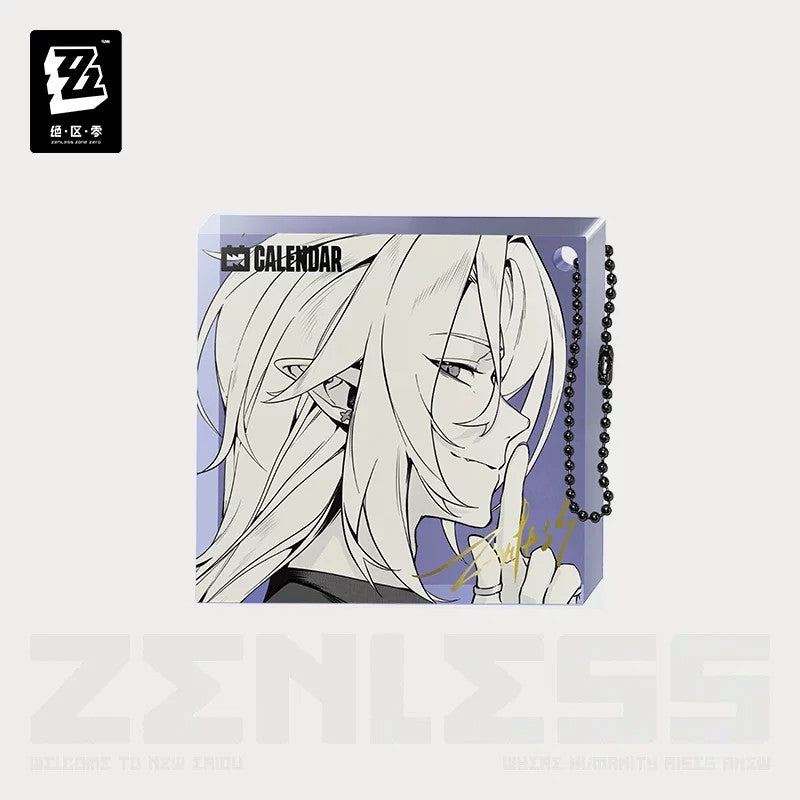 Zenless Zone Zero Time Signal Research Series Thick Acrylic Keychain Vol.2