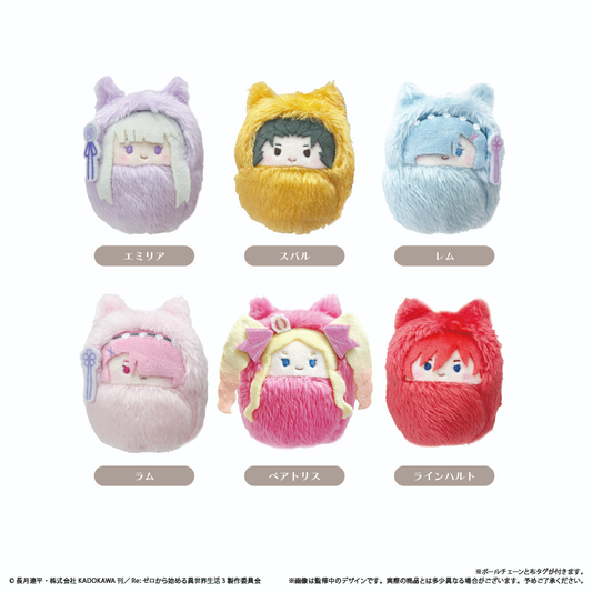 Re:Zero Starting Life in Another World Palm Zoo Series Plush Keychain Mystery Box