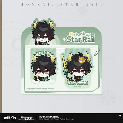 Honkai: Star Rail Pom-Pom Exhibition Series Soft Magnetic Bookmark Set