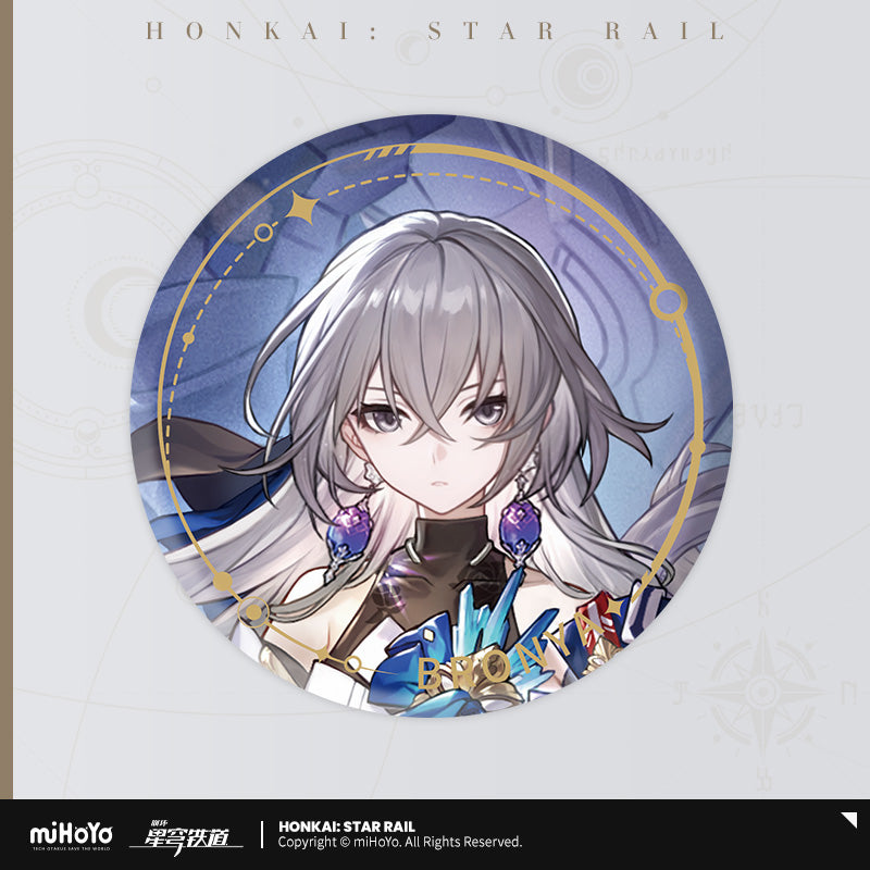 The Harmony Character Warp Artwork Tinplate Badge