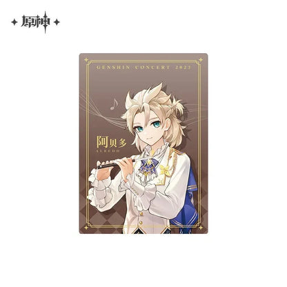 Concert 2023 Series Character Commemorative Card Genshin Impact Albedo ACG Go Anime