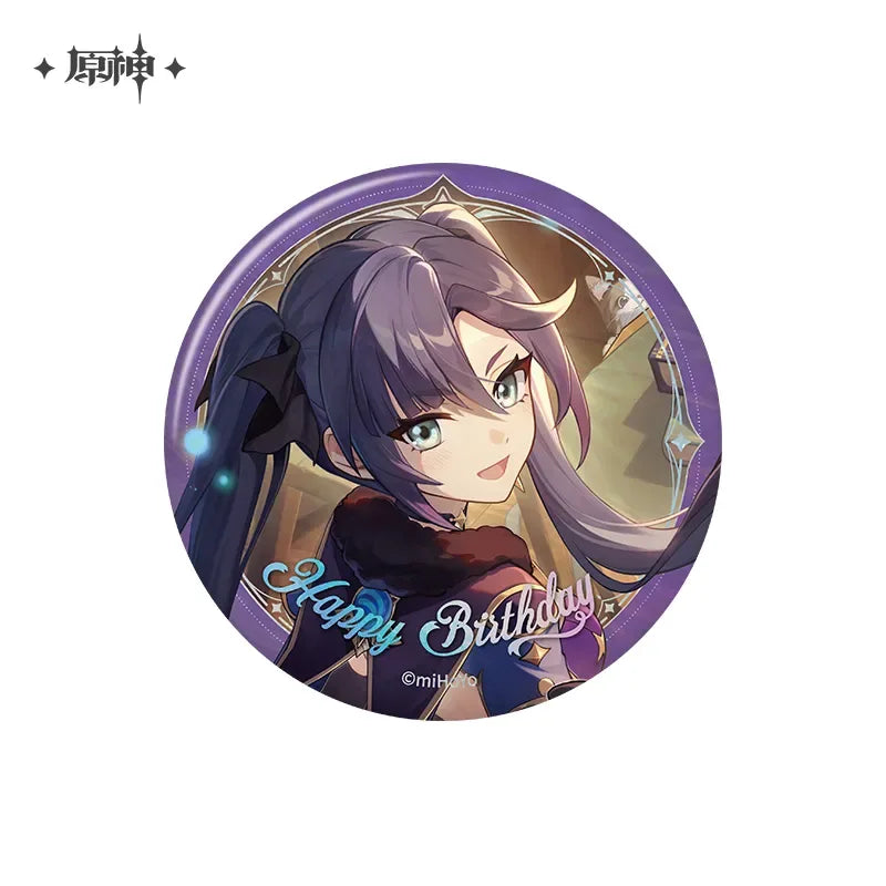 The Day of Destiny Series Character Badge 2025 Mona ACG Go Anime www.acg-go.com Alhaitham, Arataki Itto, Badge, Baizhu, Beidou, Bennett, Candace, Charlotte, Chevreuse, Collei, Cyno, Dehya, Diluc, Diona, Fischl, Gorou, Jean, Kamisato Ayato, Kirara, Lisa, Lynette, Lyney, Noelle, Paimon, Qiqi, Raiden Shogun, Rosaria, Sangonomiya Kokomi, Shenhe, Thoma, Venti, Wanderer, Xianyun, Xiao, Yae Miko, Yaoyao, Yelan, Yoimiya, Yun Jin