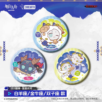 Echo of Snowy Mountain Series Double Shikishi Badge Constellation Ver.