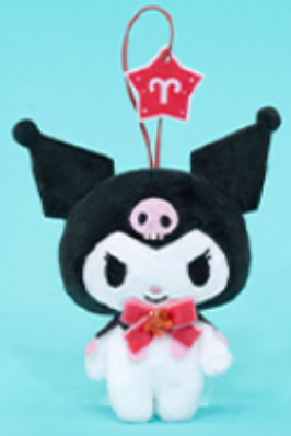 FuRyu Sanrio Characters Kuromi Zodiac Plush Pendant Series