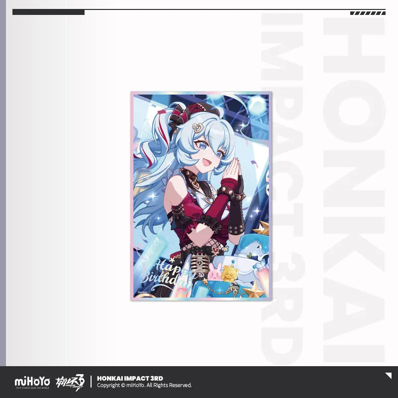 Birthday Greeting Series PET Shikishi Cardboard Honkai Impact 3rd