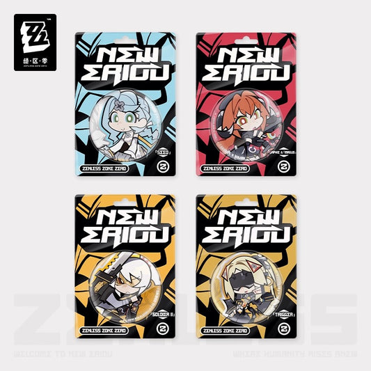 New Eridu Series Obol Squad Chibi Tinplate Badge