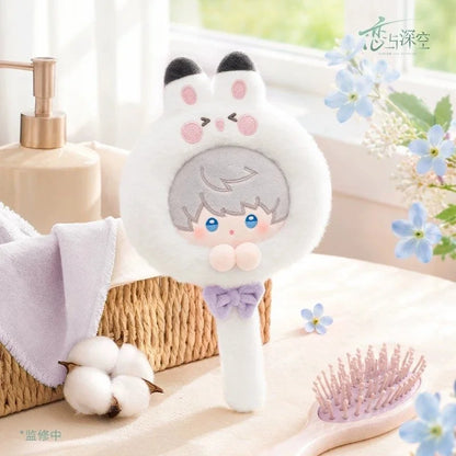 Love and Deepspace Linkon Forest Breath Series Handheld Plush Make Up Mirror