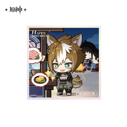 Happy Birthday Series Mini Shikishi Card Board