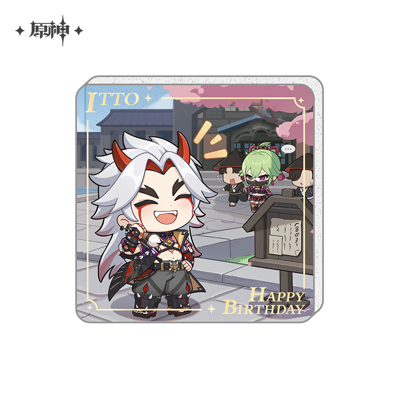 Happy Birthday Series Acrylic Refrigerator Magnet