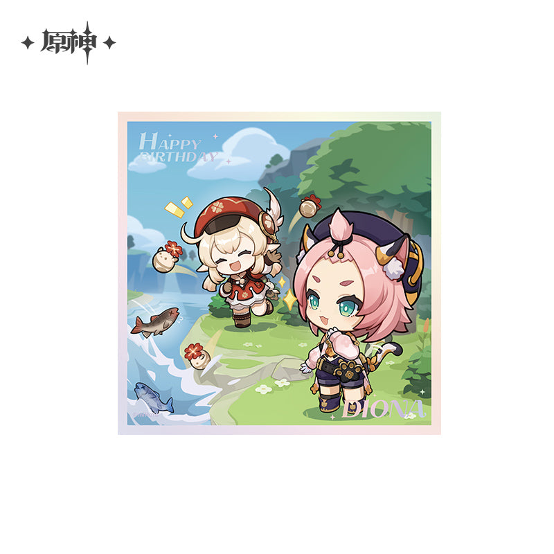 Happy Birthday Series Mini Shikishi Card Board