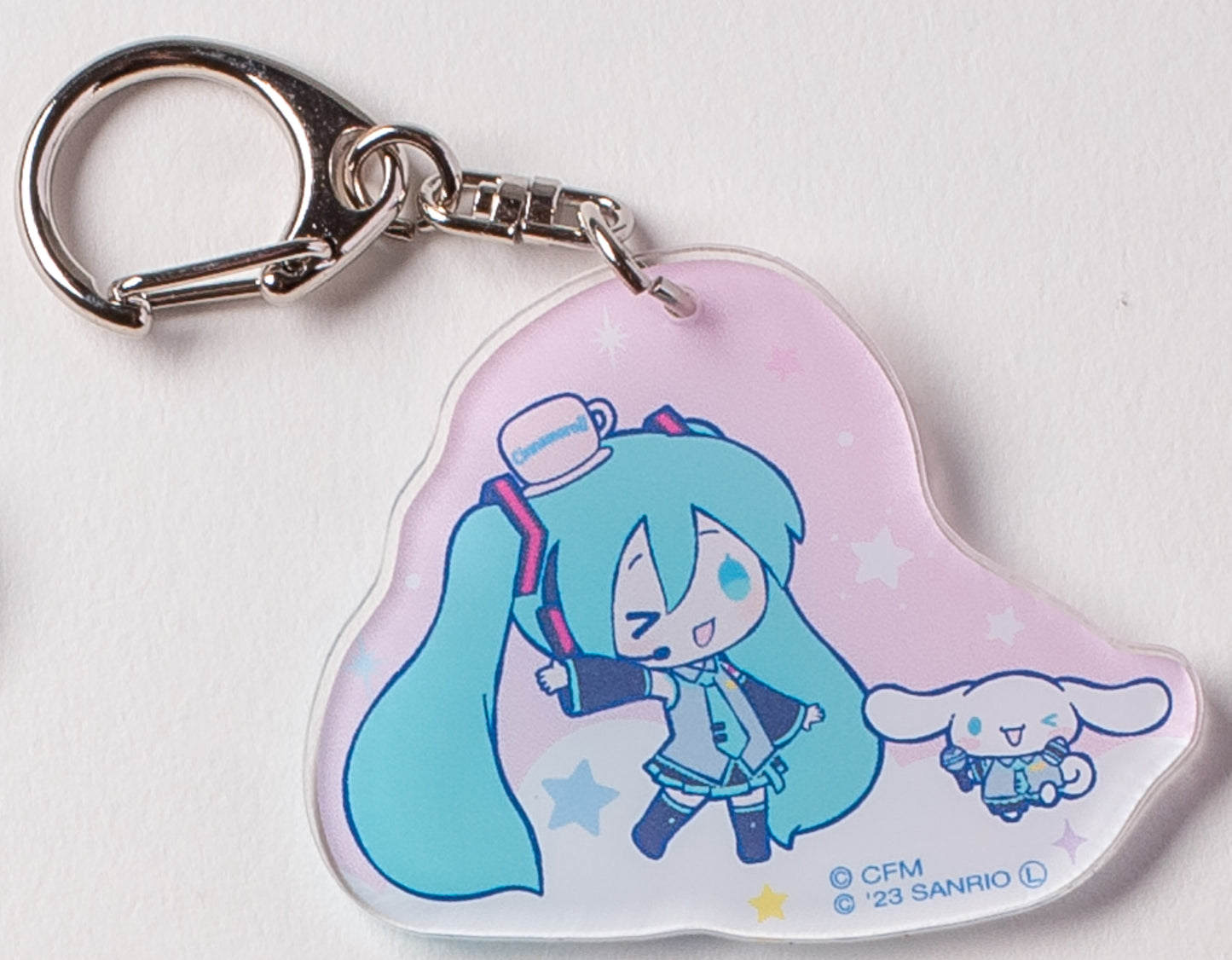 HATSUNE MIKU X Cinnamoroll Keyring