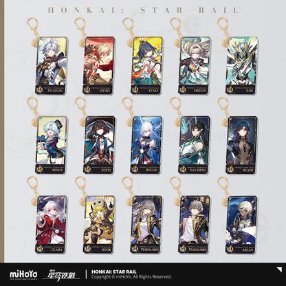 The Destruction Character Warp Artwork Acrylic Keychain