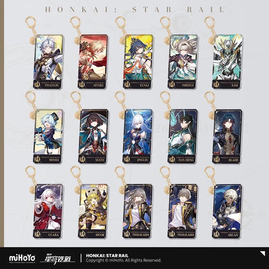 The Destruction Character Warp Artwork Acrylic Keychain