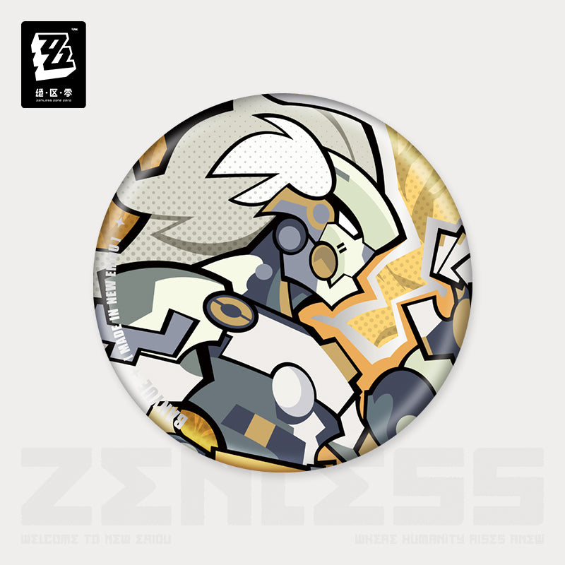 Zenless Zone Zero New Eridu Series Krampus Chibi Tinplate Badge