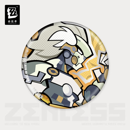 Zenless Zone Zero New Eridu Series Krampus Chibi Tinplate Badge