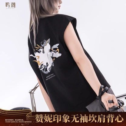 Resonator Theme Zani Impression Sleeveless Vest