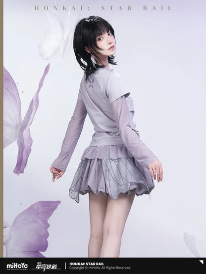 Honkai: Star Rail Castorice Theme Impression Series Faux Two-piece T-shirt