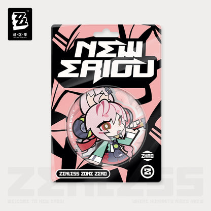 Zenless Zone Zero New Eridu Series Krampus Chibi Tinplate Badge