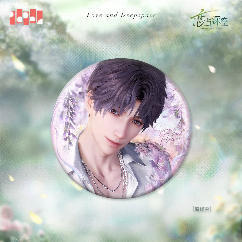 Love and Deepspace Spring and Flowers Series Tinplate Badge