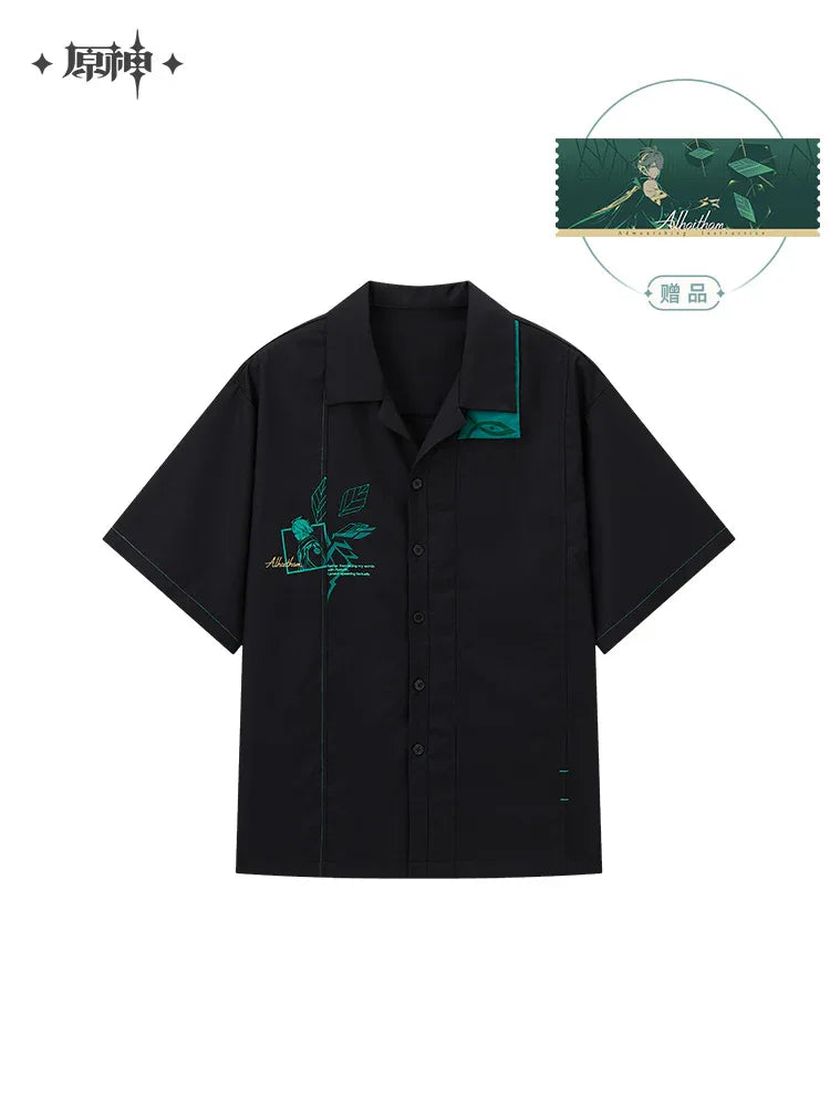 Alhaitham Impression Theme Series Shirt Genshin Impact S ACG Go Anime www.acg-go.com Alhaitham, Apparel, Shirt