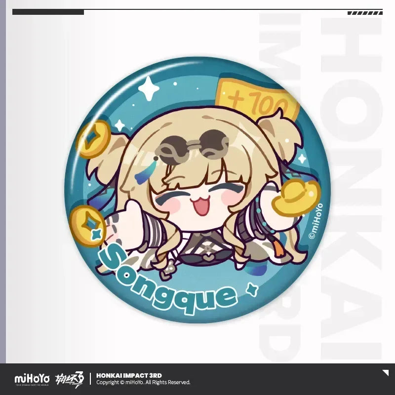 Honkai Impact 3rd HONKAI MEME Series Tinplate Badge Songque ACG Go Anime www.acg-go.com Bronya, Coralie, Dream Seeker, Elysia, Fu Hua, Griseo, Helia, Herrscher of Sentience, Honkai Impact 3rd, Kiana, Raiden Mei, Seele, Senadina, Songque, Thelema, Theresa, Vita