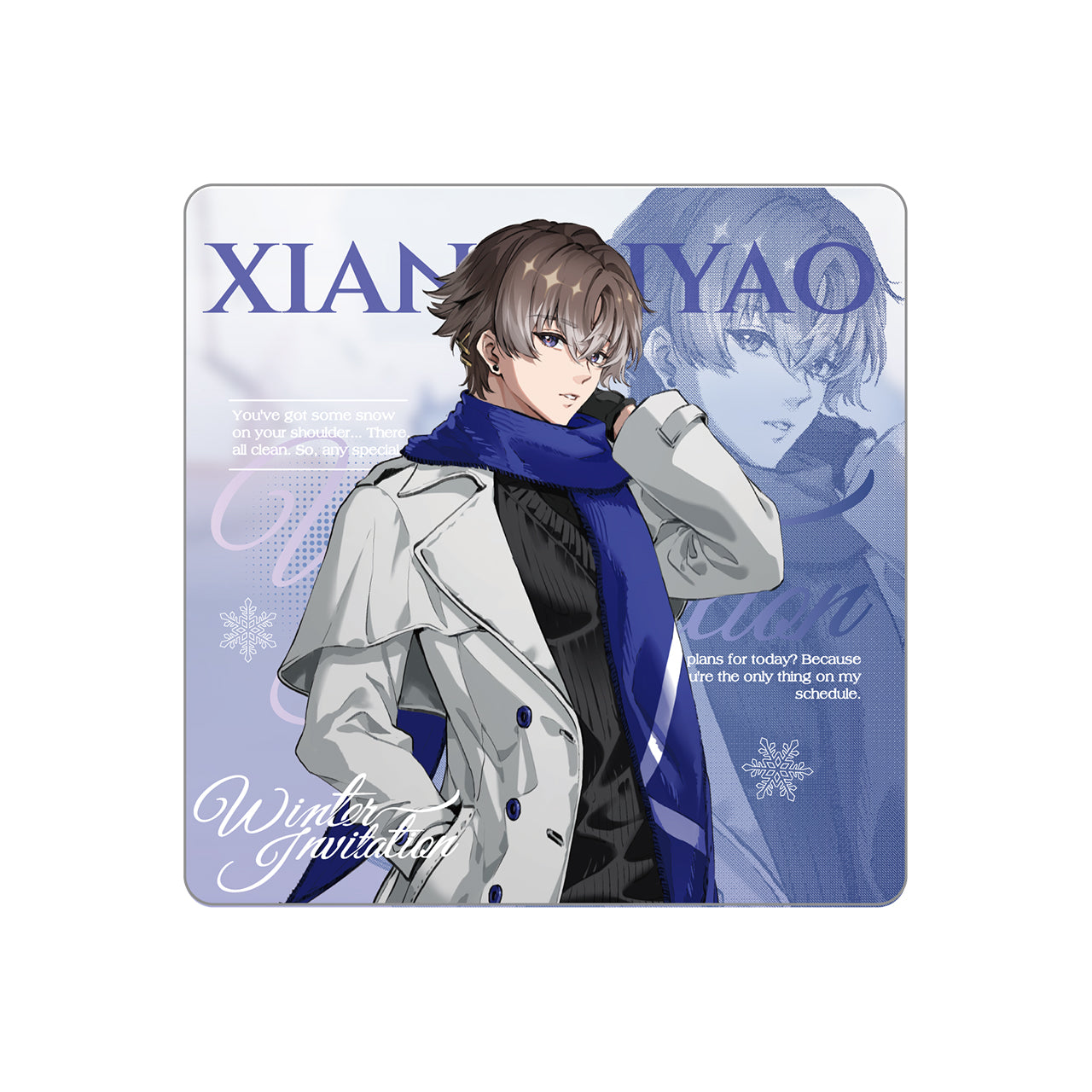 Winter Invitation Series Acrylic Block