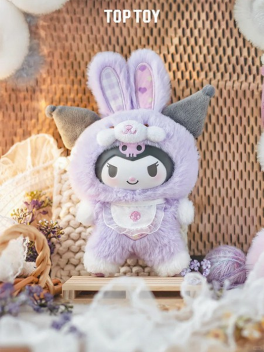 Sanrio Characters Elf Bunny Baby Series Plush Keychain Mystery Box