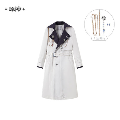 Frost and Flame Series Fatui Harbinger Impression Long Coat