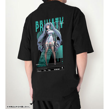 LOVECACAO Illustration PrivatyTactical Fashion Ver. Unisex BIG Silhouette T-shirt