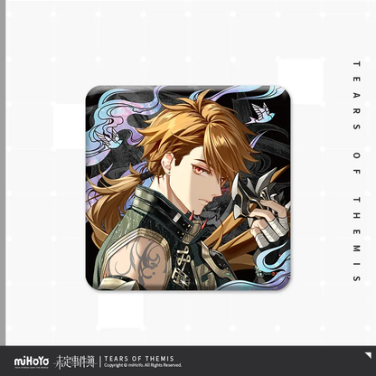 Omni Spirits Bureau: Dark Fates Series The Radiant Light Imitation Mother Of Pearl Badge Tears of Themis Luke Pearce ACG Go Anime