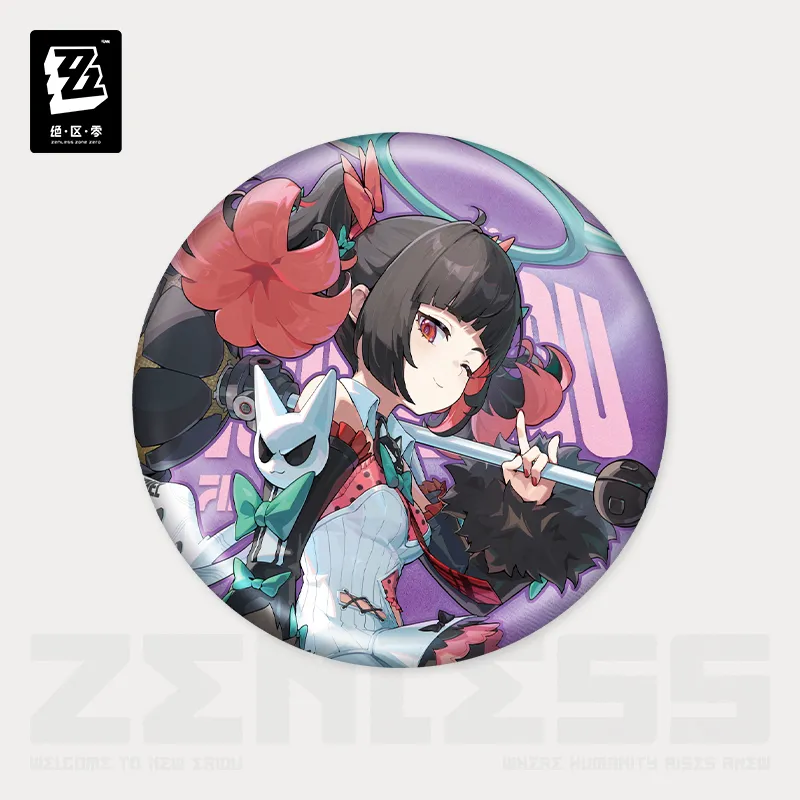 Zenless Zone Zero Artwork Series Angels of Delusion Tinplate Badge