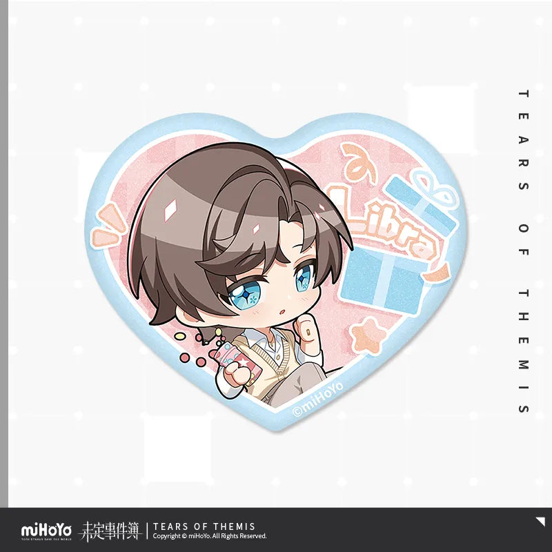Tears of Themis Heartfelt Invitation Series Chibi Shaped Badge