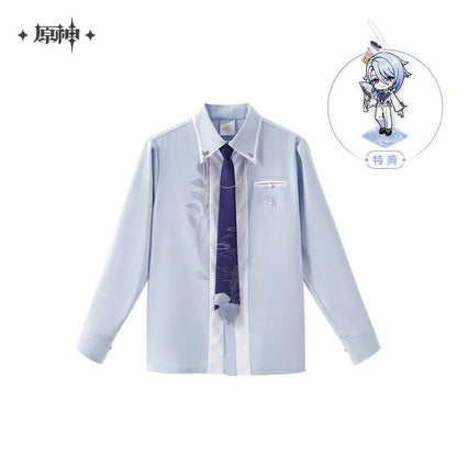 Kamisato Ayato Theme Impression Series Colorblock Tie Shirt