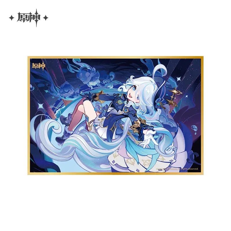 Floating World Under the Moonlight Series Acrylic Shikishi Card Board Genshin Impact Masquerade of The Guilty ACG Go Anime www.acg-go.com Art Decor, Cardboard, Shikishi