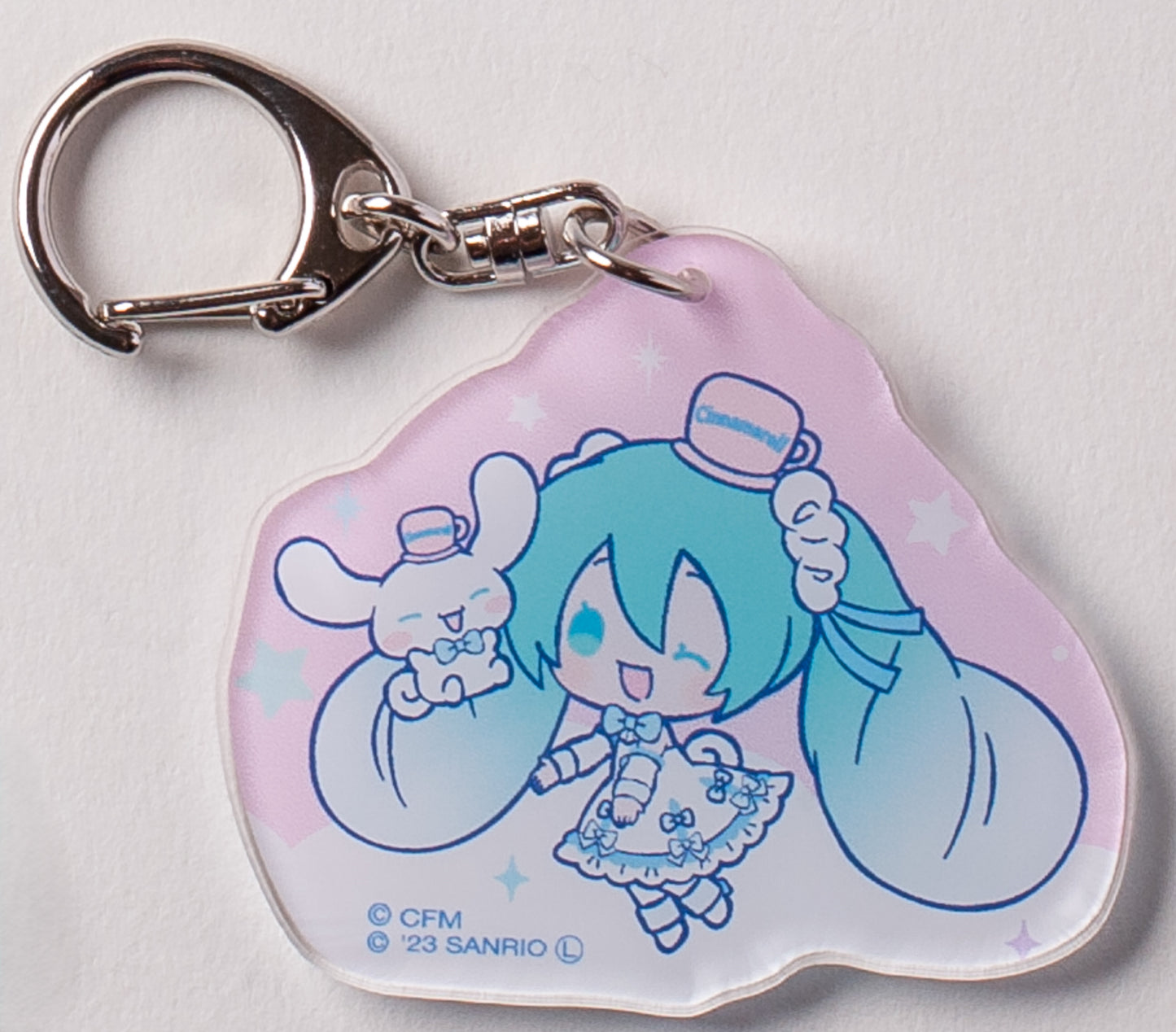 HATSUNE MIKU X Cinnamoroll Keyring