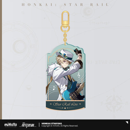 LIVE Series Quicksand Acrylic Keychain