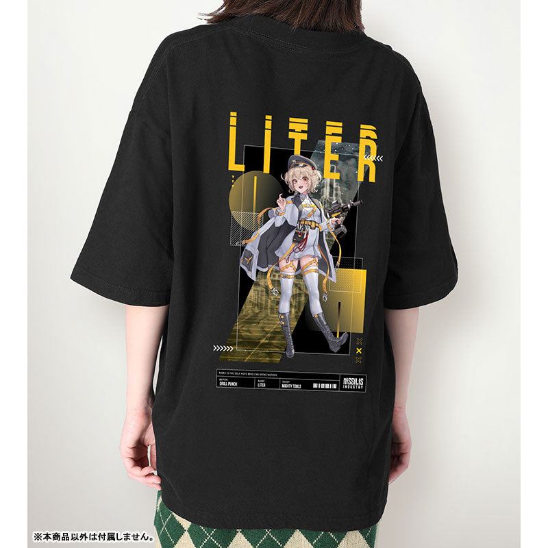 LOVECACAO Illustration Litter Tactical Fashion Ver. Unisex BIG Silhouette T-shirt