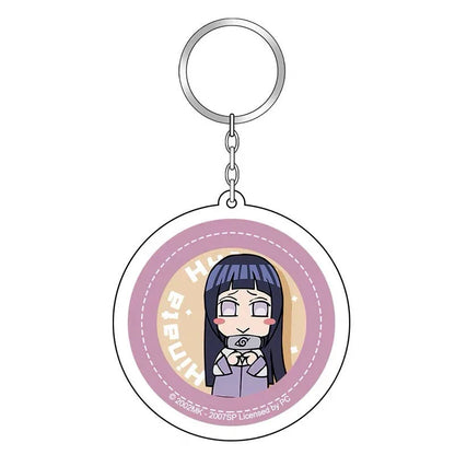 Keychain (Circle) Naruto Hyuuga Hinata ACG Go Anime www.acg-go.com Hatake Kakashi, Naruto Uzumaki, Pendant & Keychain, Sasuke Uchiha