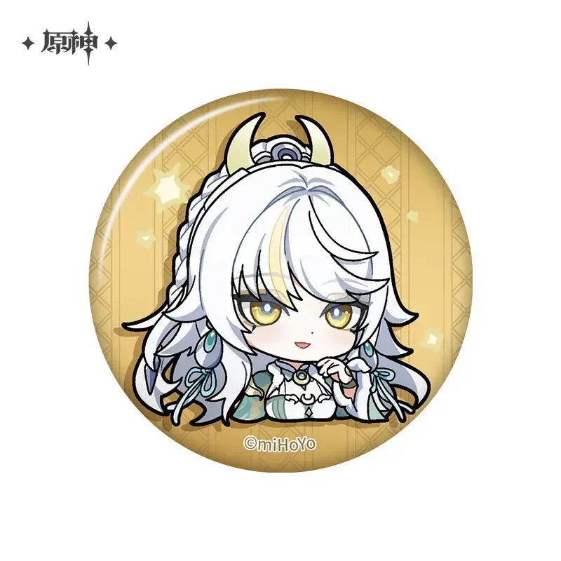 Genshin Impact Liyue Chibi Emojis Series Badge Yaoyao ACG Go Anime www.acg-go.com Badge, Baizhu, Gaming, Jiaming, Lanyan, Liyue, Ningguang, Shenhe, Xiangling, Xianyun, Xiao, Xingqiu, Yaoyao, Yelan, Yunjin, Zhongli, Zibai