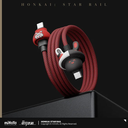 Honkai: Star Rail Sparkle & Sparxie Series 100W Braided Data Cable