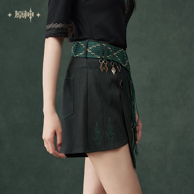 Genshin Impact Alhaitham Theme Impression Series Short Skort