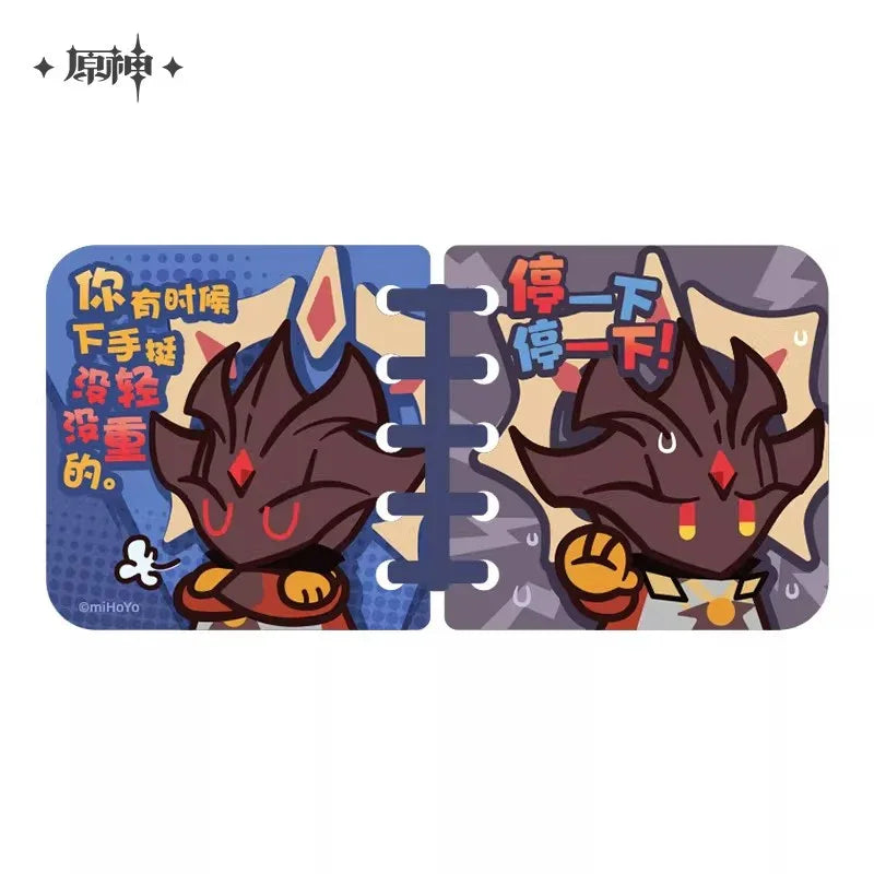 Genshin Impact The Fiery Truth Series Loose-leaf Acrylic Keychain