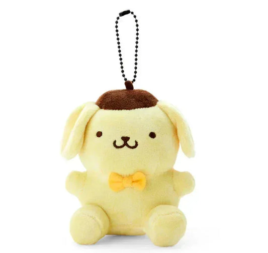 Sanrio Plush Mascot Keychain Pompompurin ACG Go Anime www.acg-go.com Cinnamoroll, Hello Kitty, Kuromi, My Melody, Pendant & Keychain, Plush, Pum Pum Pruin, Sanrio