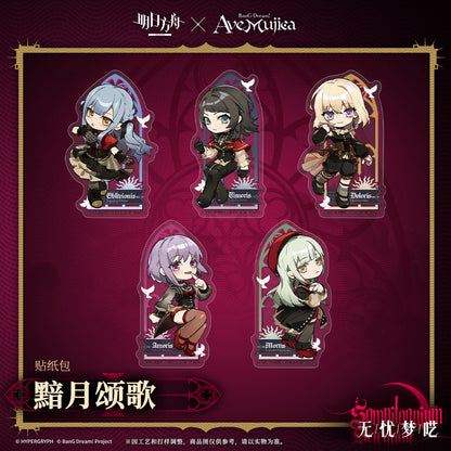 Arknights x Ave Mujica Carol of The Dark Moon Series Sticker Set