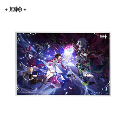 Theme Series Acrylic Shikishi Cardboard Genshin Impact An Elegy for Faded Moonlight ACG Go Anime www.acg-go.com Alhaitham, Art Decor, Cardboard, Cyno, Event Artwork, Hu Tao, Kaveh, Nahida, Neuvillette, Tighnari, Wanderer, Wriothesley, Xiao, Yelan