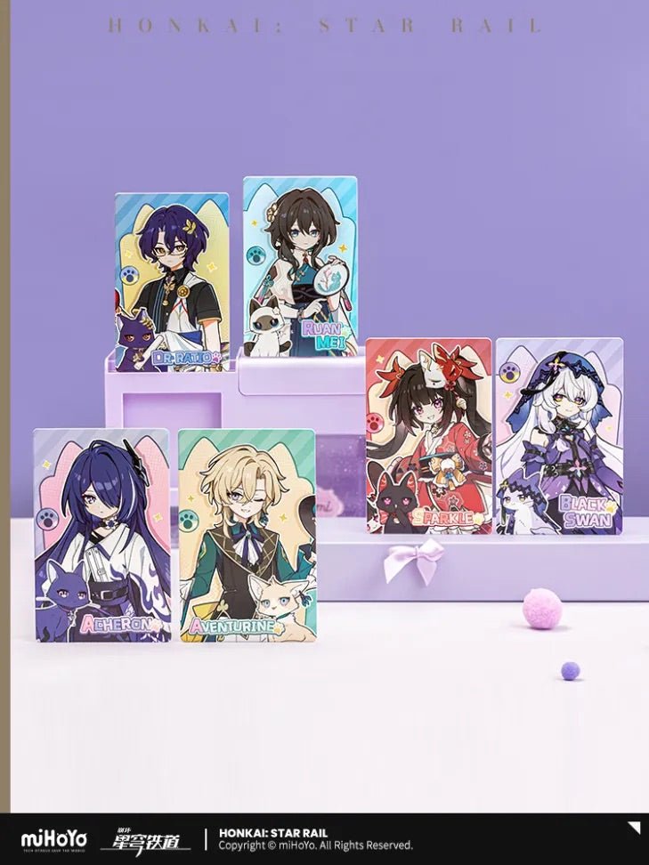 Little Cat Series Laser Collectible Tickets