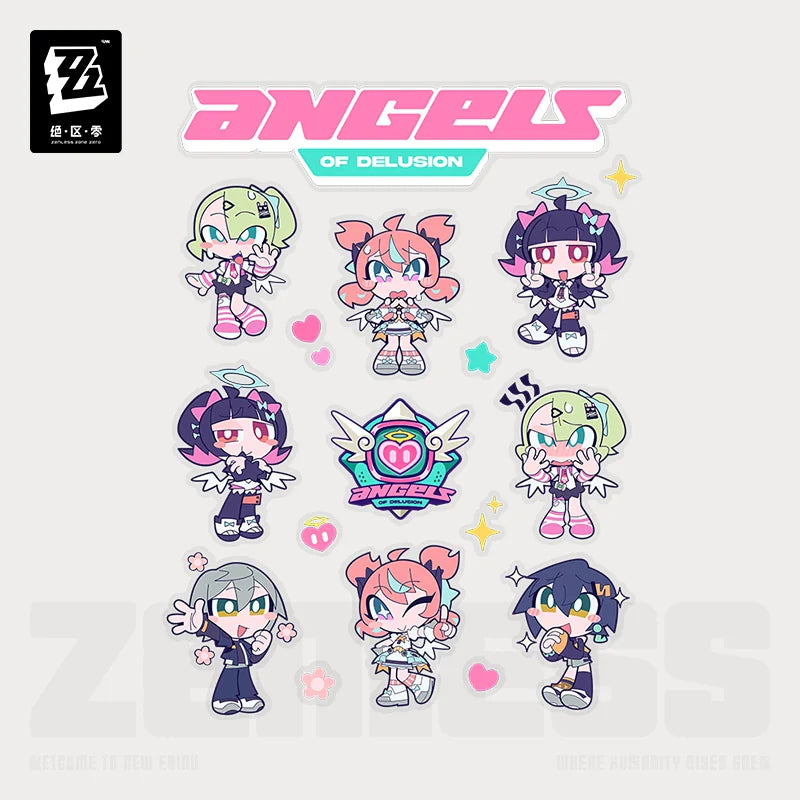 Zenless Zone Zero PINK Sugar Rush Series Chibi Sticker