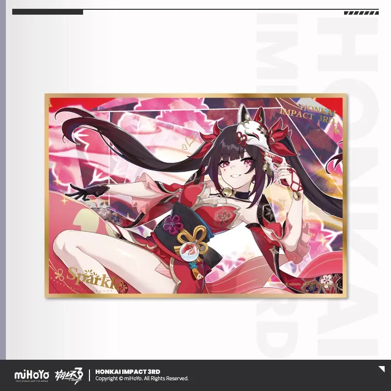 Thousand-Faced Maestro Series PET Shikishi Cardboard Honkai Impact 3rd Stars Derailed Ver. A ACG Go Anime www.acg-go.com Honkai Impact 3rd, Shikishi, Sparkle