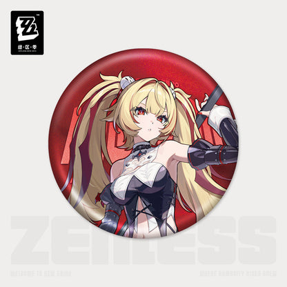 Zenless Zone Zero Artwork Series Tinplate Badge Flint Workshop