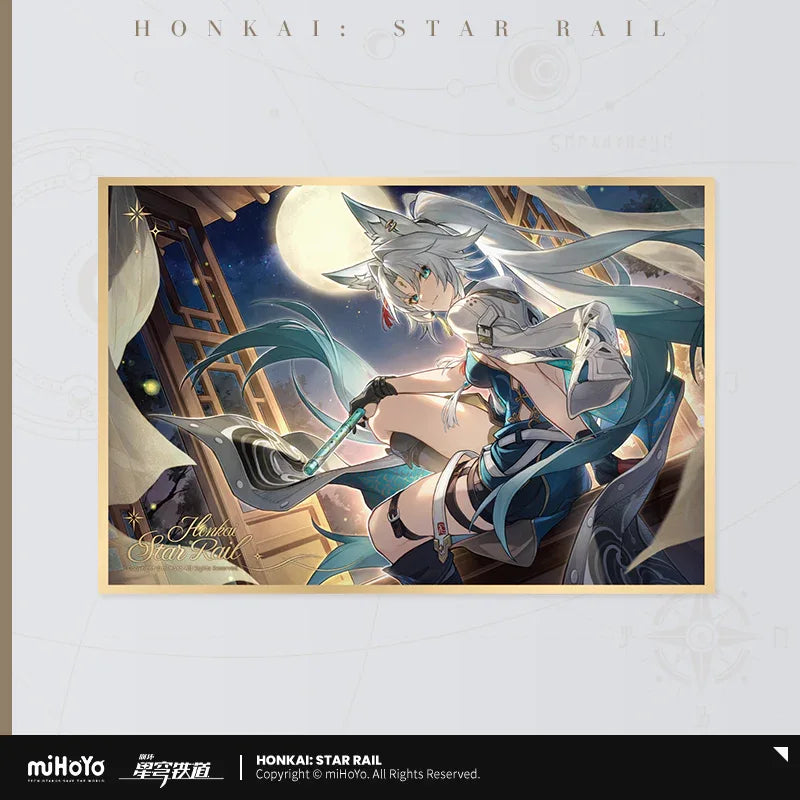 Stellar Celebration Series PET Shikishi Cardboard Honkai: Star Rail May Your Journey Be as Full as Tonight’s Moonlight ACG Go Anime www.acg-go.com Cardboard, Honkai: Star Rail, Shikishi